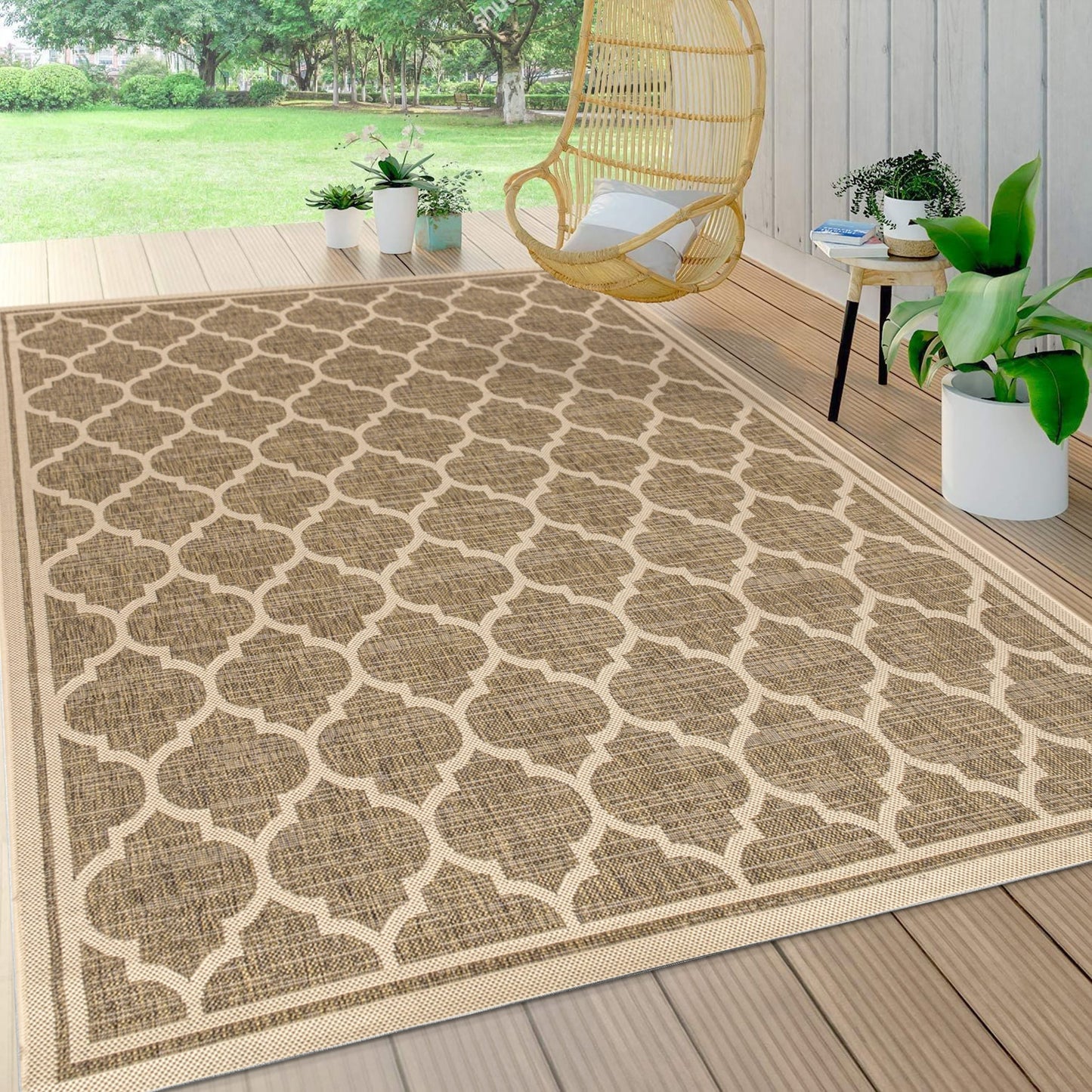 JONATHAN Y Zinnia Textured Weave Indoor/Outdoor Area Rug