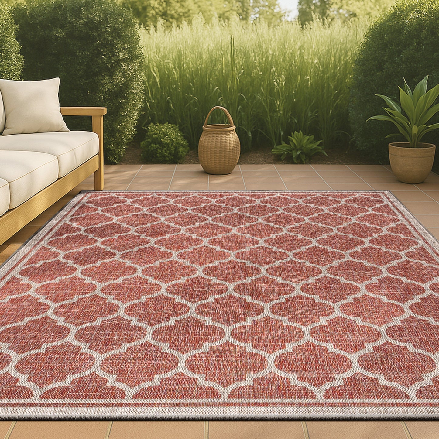 JONATHAN Y Zinnia Textured Weave Indoor/Outdoor Area Rug