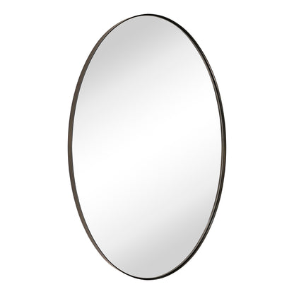 TEHOME Javell Oval Metal Wall Mirror