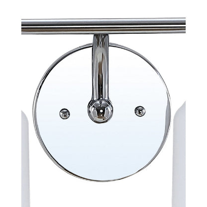 Jayne Iron/Frosted Glass Farmhouse Cottage LED Vanity Light, by JONATHAN Y