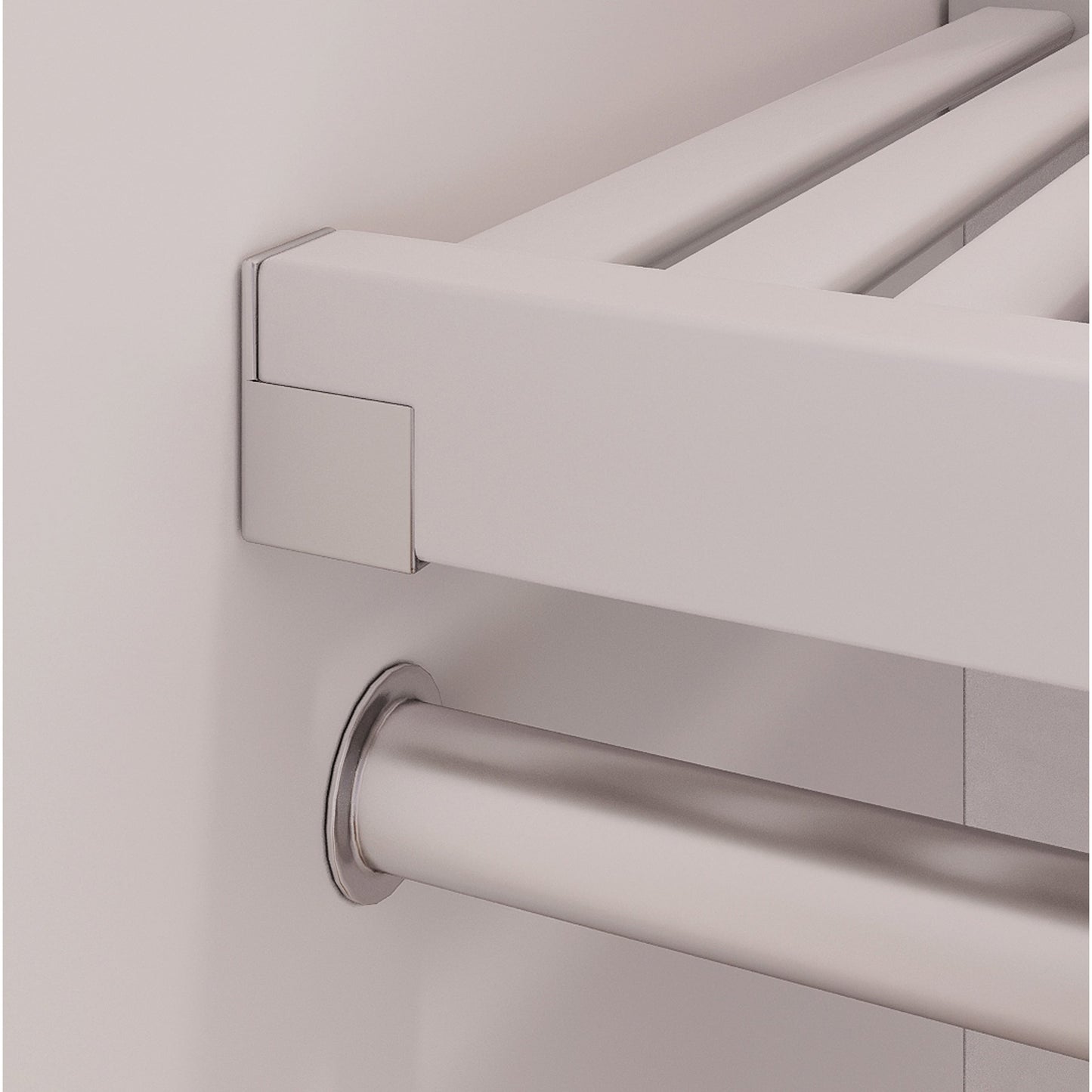 John Louis Home Solid Wood Reach-In Closet System White