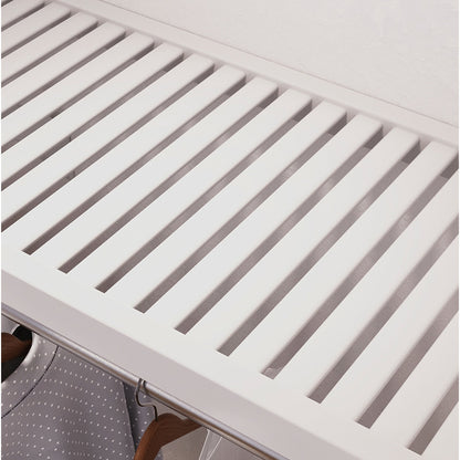 John Louis Home Solid Wood Reach-In Closet System White