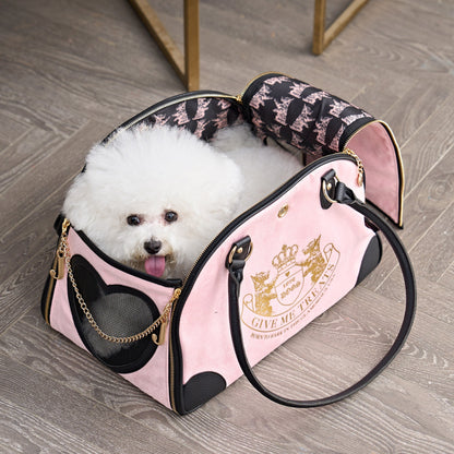 Juicy Couture Give Me Treats Pet Carrier - Stylish Travel Bag