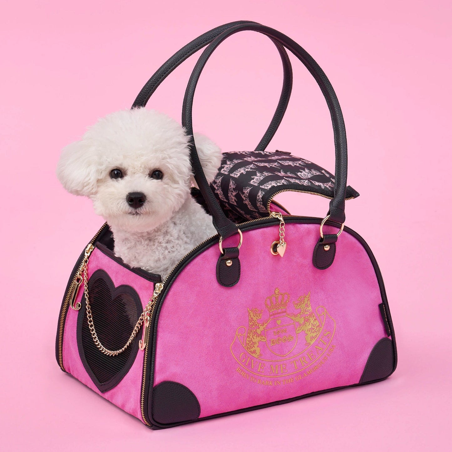 Juicy Couture Give Me Treats Pet Carrier - Stylish Travel Bag