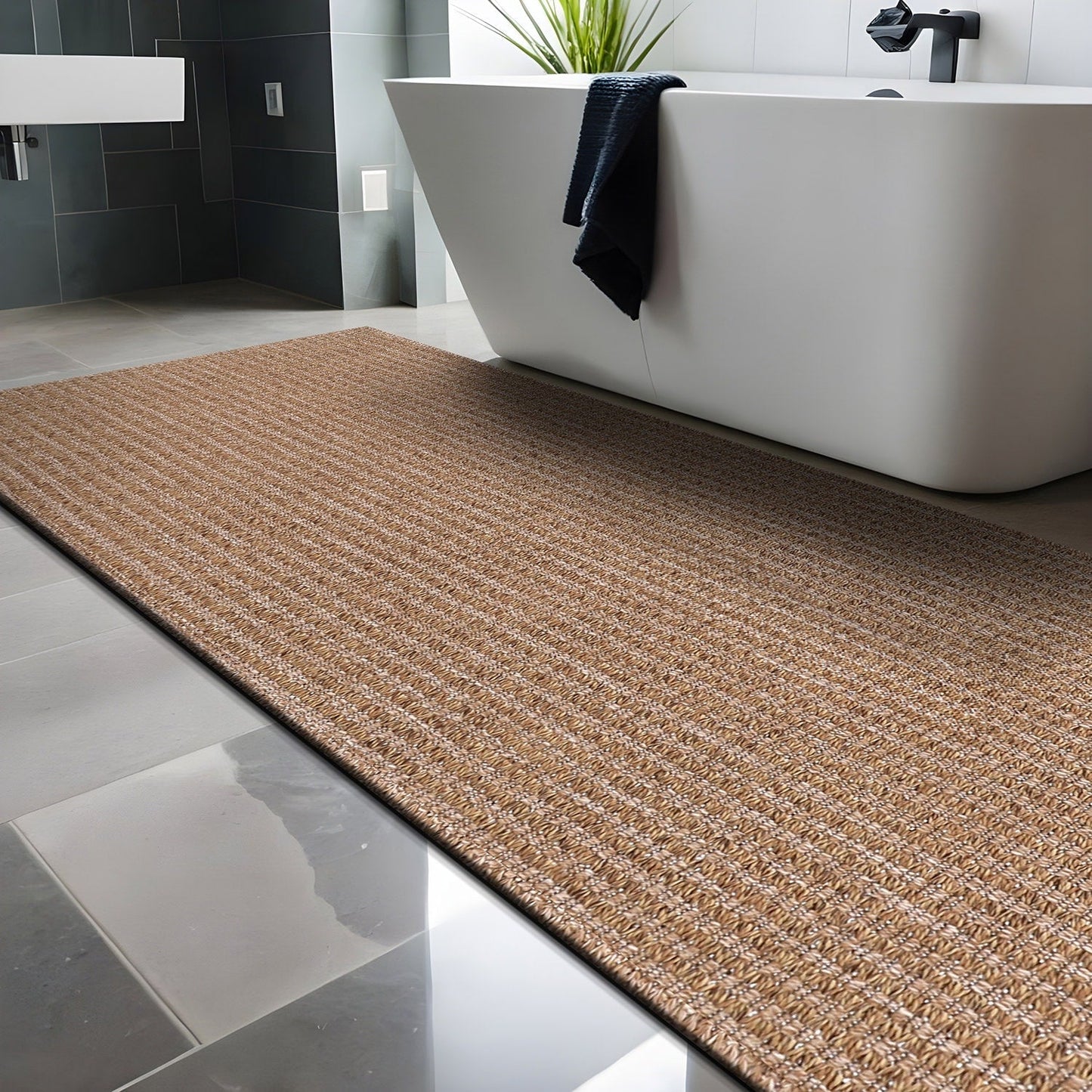 Beverly Rug Easy Clean Non Shedding Jute Rug