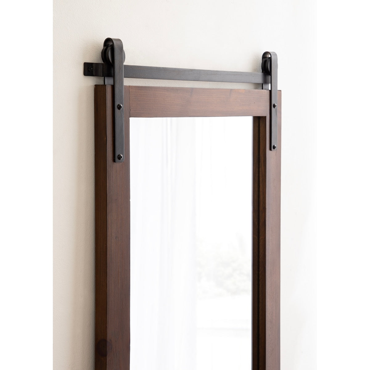 Kate and Laurel Cates Rustic Rectangular Wall Mirror