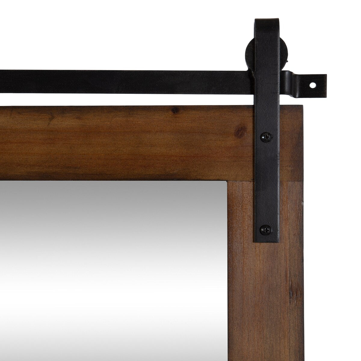 Kate and Laurel Cates Rustic Rectangular Wall Mirror