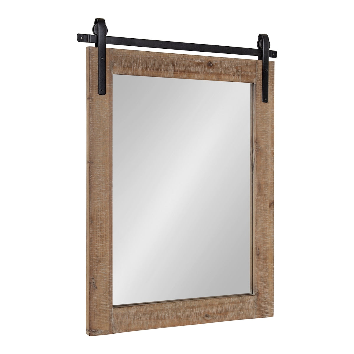 Kate and Laurel Cates Rustic Rectangular Wall Mirror