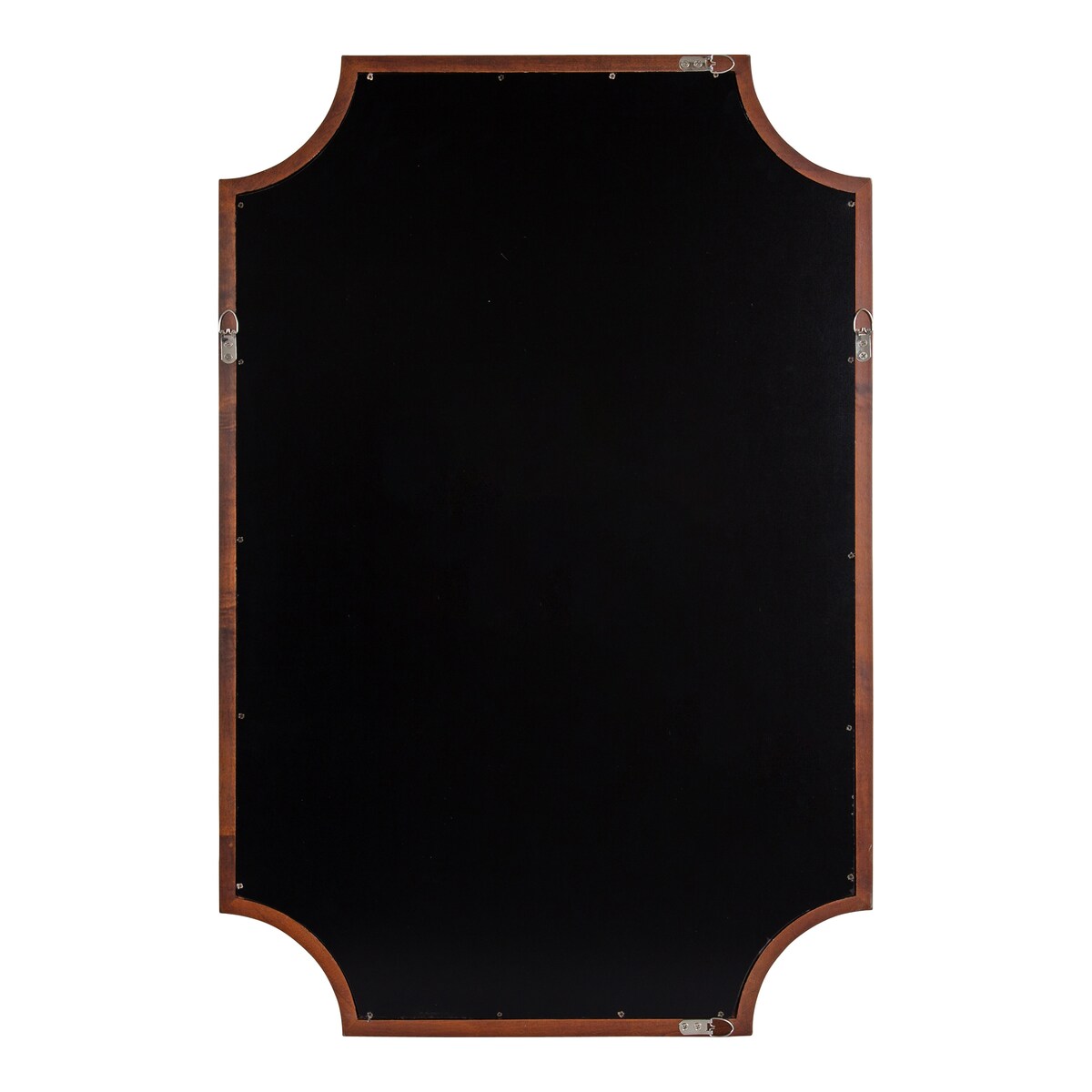 Kate and Laurel Hogan Scalloped Wood Framed Mirror