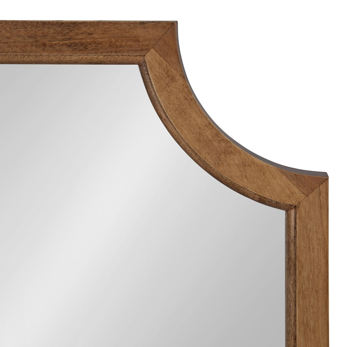 Kate and Laurel Hogan Scalloped Wood Framed Mirror