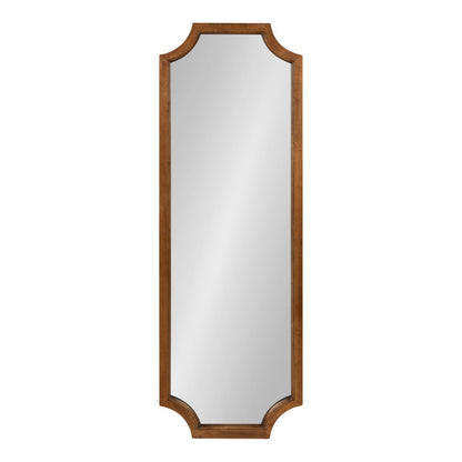 Kate and Laurel Hogan Scalloped Wood Framed Mirror