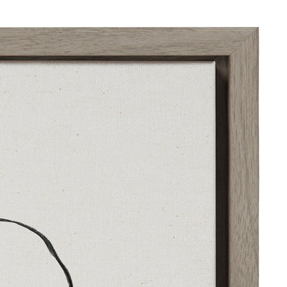Kate and Laurel Sylvie Modern Circles Framed Canvas Set by Teju Reval