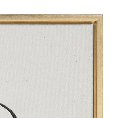 Kate and Laurel Sylvie Modern Circles Framed Canvas Set by Teju Reval