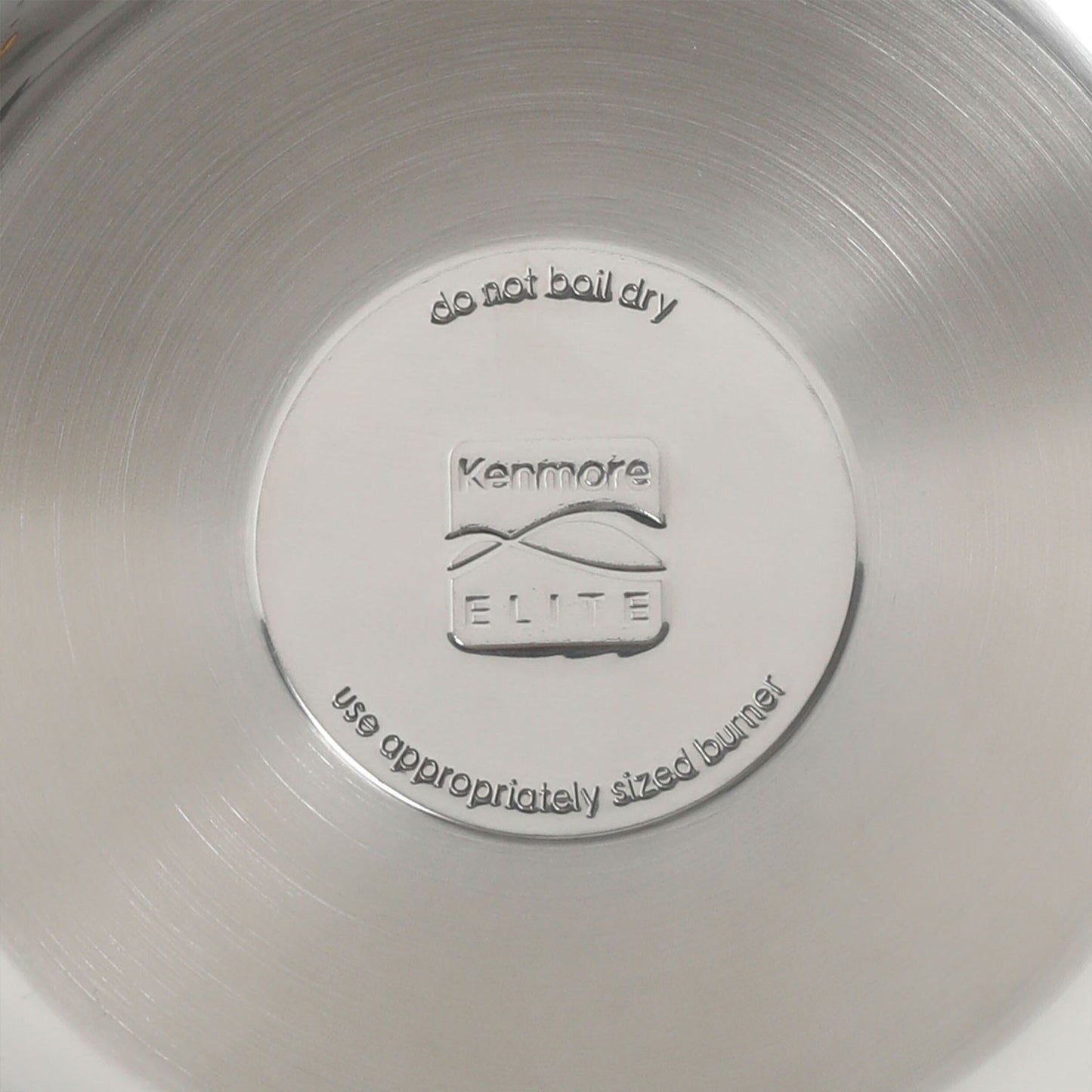 Kenmore Elite Devon 10 Piece Heavy Gauge Stainless Steel Cookware Set