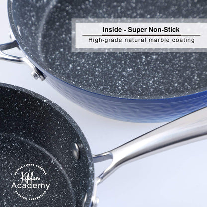 Kitchen Granite Cookware Set, Cooking Pans Set Non-Stick Pots 12/15/30-piece Set