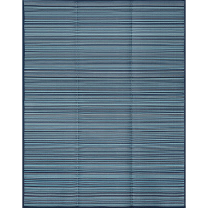Lalune Beach Stripe Indoor Outdoor Area Rug