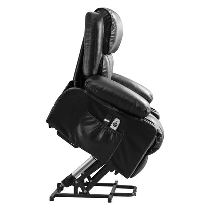 Large Power Lift Recliner Chair with Heat and 8-Point Massage - Remote Control, USB Port