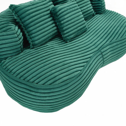 Lazy Sofa Durable Comfort Lounger High Back Bean Bag Chair Couch for Adults and Kids - 2 Seat