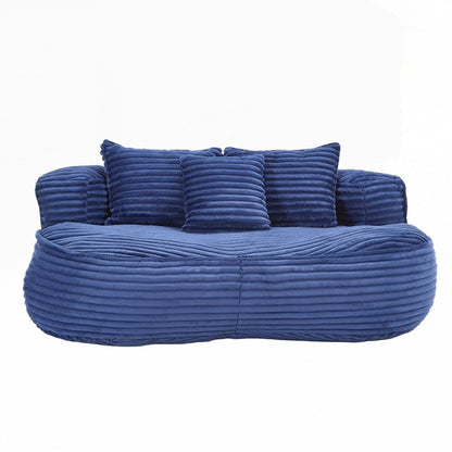Lazy Sofa Durable Comfort Lounger High Back Bean Bag Chair Couch for Adults and Kids - 2 Seat