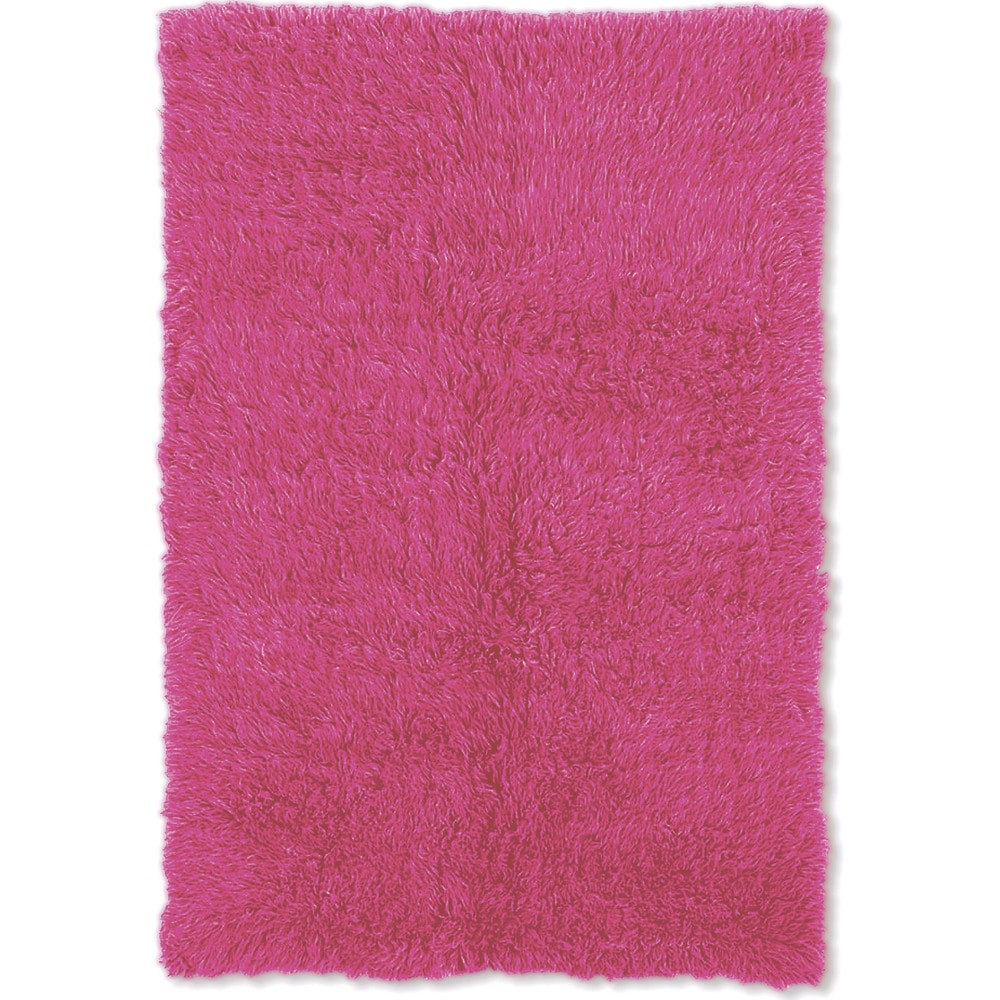 Linon Flokati Wool Thick Area Rug