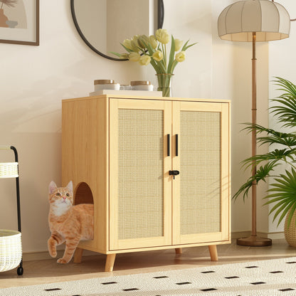 Litter Box Enclosure Cat Litter Box Furniture End Table Sofa Tbale