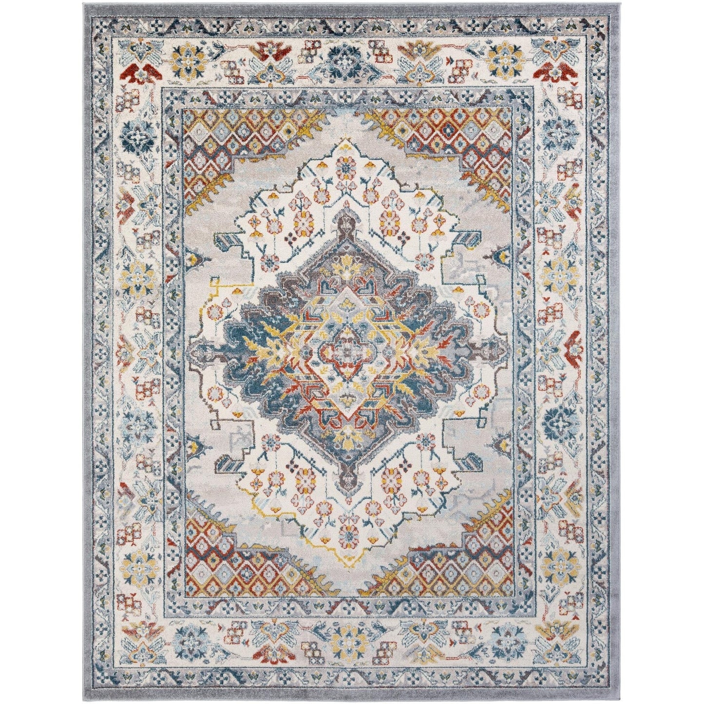 Livabliss Ankara Updated Traditional Medallion Area Rug