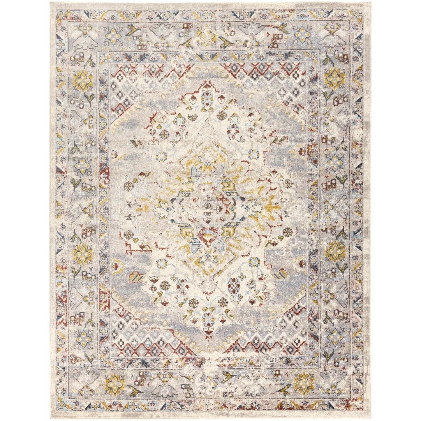 Livabliss Ankara Updated Traditional Medallion Area Rug