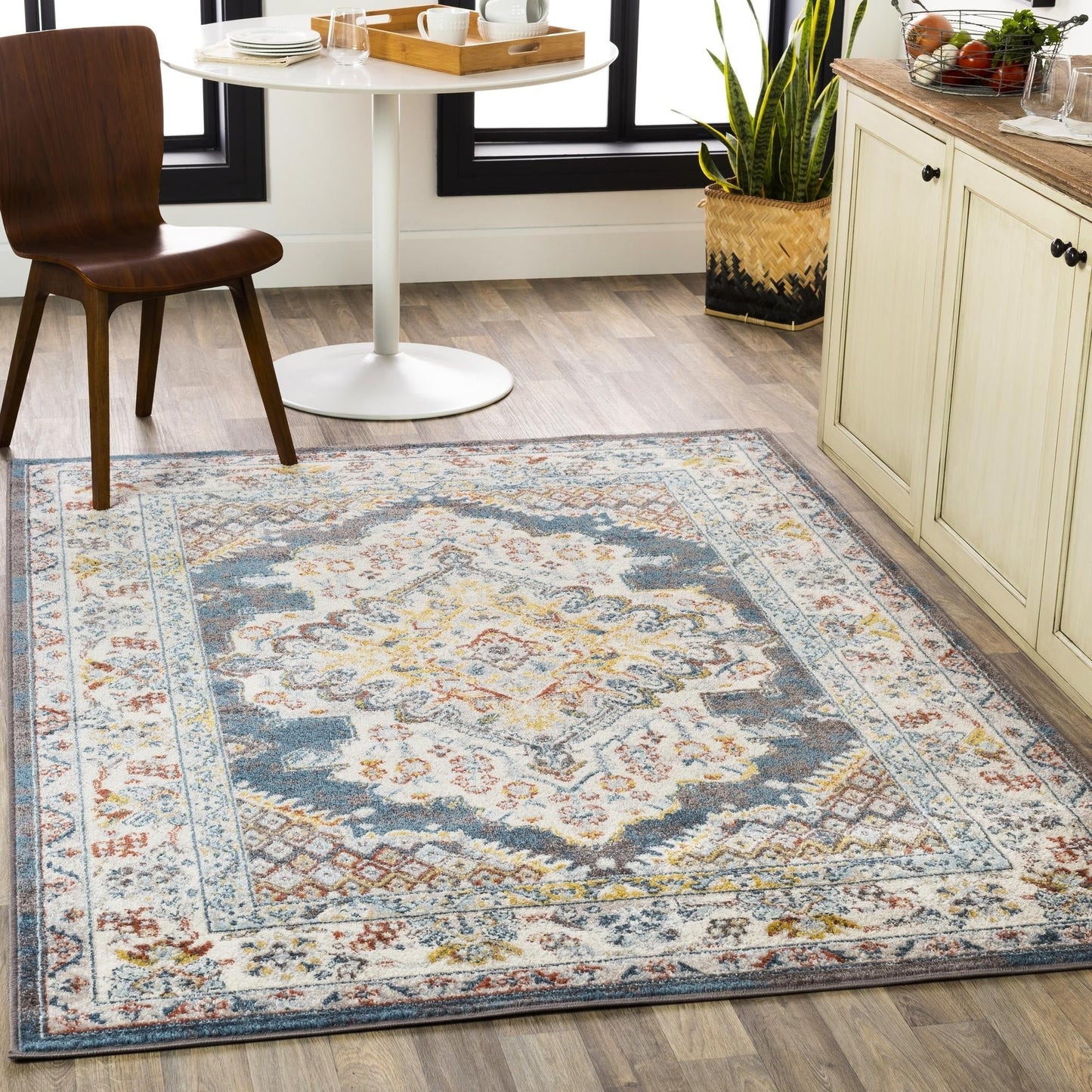 Livabliss Ankara Updated Traditional Medallion Area Rug