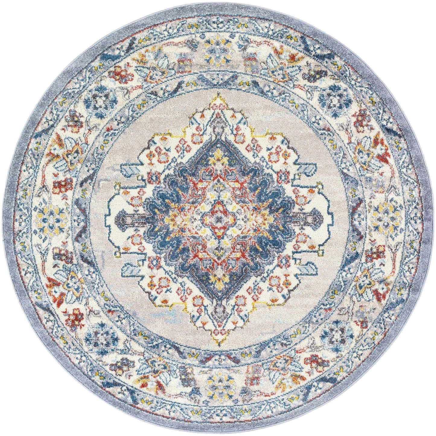 Livabliss Ankara Updated Traditional Medallion Area Rug