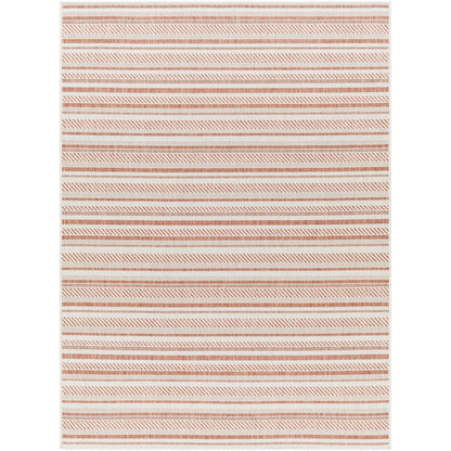 Livabliss Eagean Bohemian Stripe Outdoor Area Rug