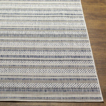 Livabliss Eagean Bohemian Stripe Outdoor Area Rug