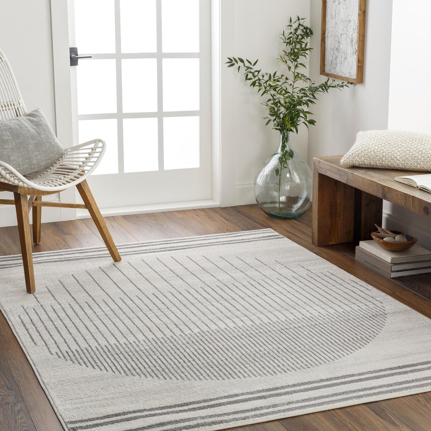 Livabliss Floransa Minimalist Ombre Area Rug