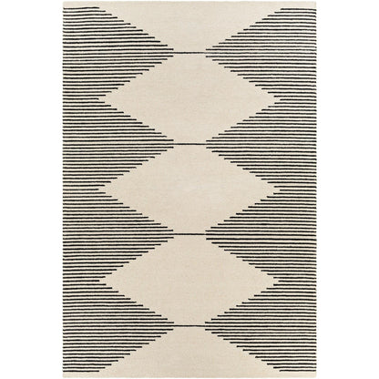 Livabliss Granada Minimalist Diamond Hand Tufted Area Rug