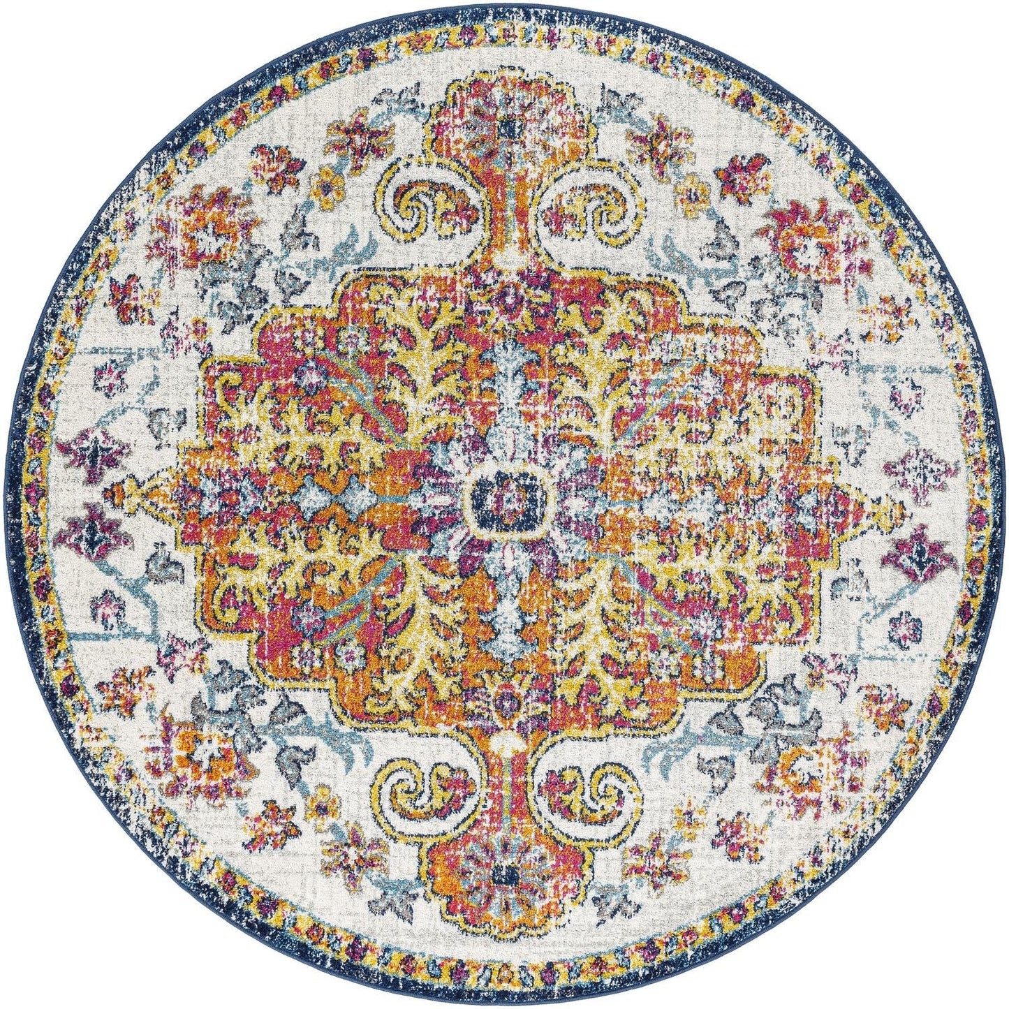 Livabliss Harput Updated Traditional Medallion Area Rug