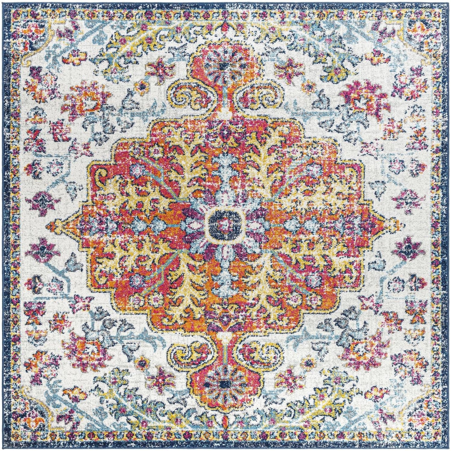 Livabliss Harput Updated Traditional Medallion Area Rug