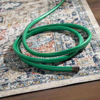 Livabliss Huntington Beach Updated Traditional Medallion Outdoor Area Rug