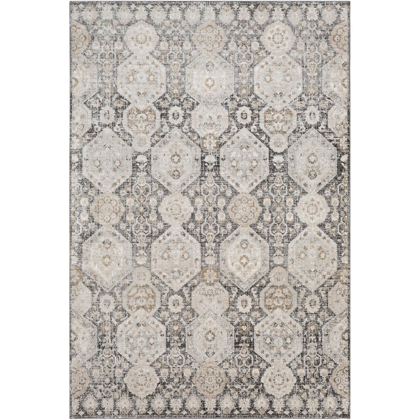 Livabliss Indigo Arts & Crafts Medallion Area Rug