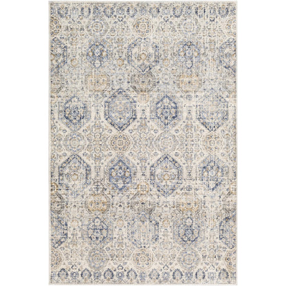 Livabliss Indigo Arts & Crafts Medallion Area Rug