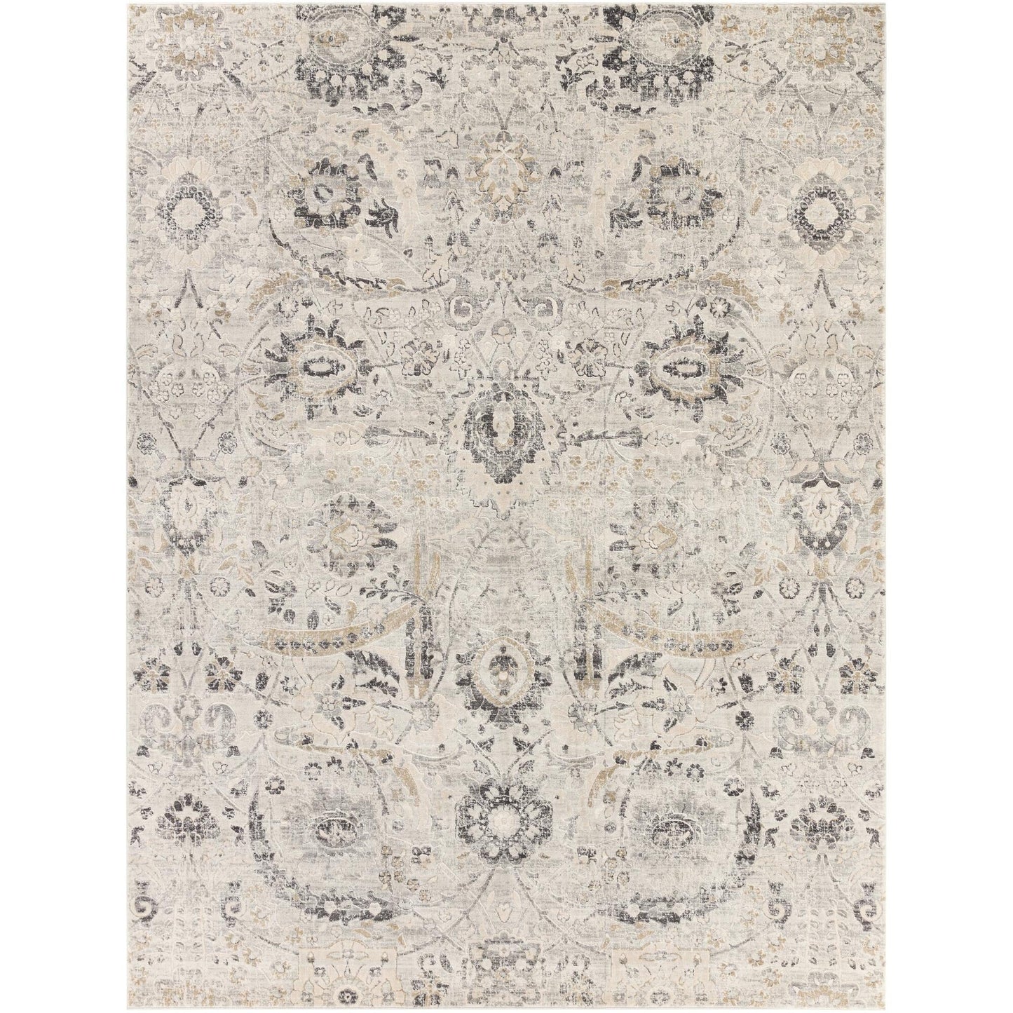 Livabliss Indigo Updated Traditional Medallion Area Rug