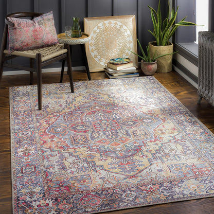 Livabliss Iris Updated Traditional Medallion Area Rug