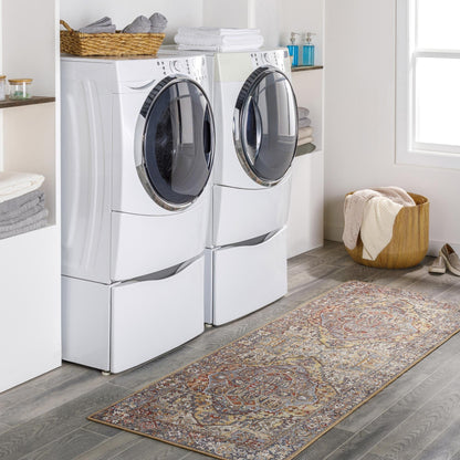 Livabliss Iris Updated Traditional Medallion Area Rug