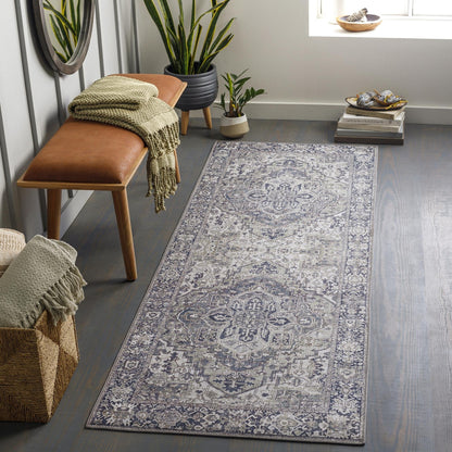Livabliss Iris Updated Traditional Medallion Area Rug