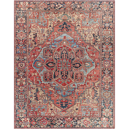 Livabliss Iris Updated Traditional Medallion Area Rug