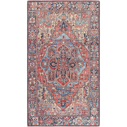 Livabliss Iris Updated Traditional Medallion Area Rug