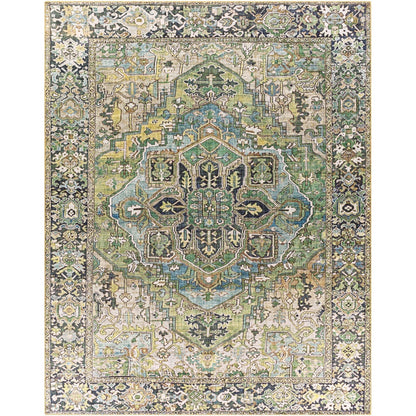 Livabliss Iris Updated Traditional Medallion Area Rug