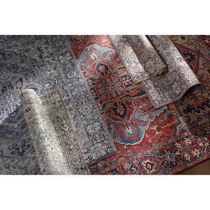 Livabliss Iris Updated Traditional Medallion Area Rug