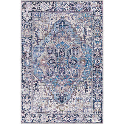 Livabliss Iris Updated Traditional Medallion Area Rug