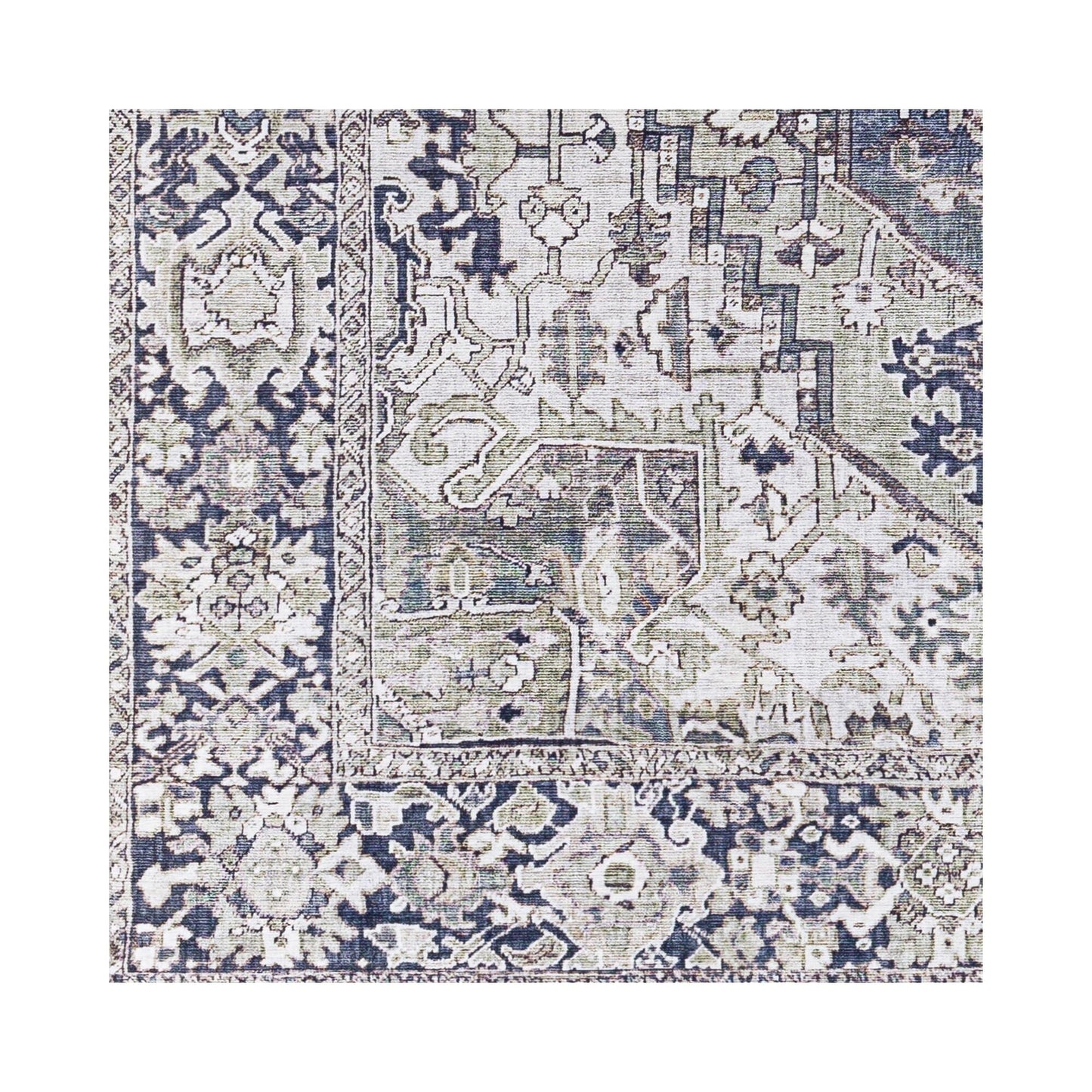 Livabliss Iris Updated Traditional Medallion Area Rug