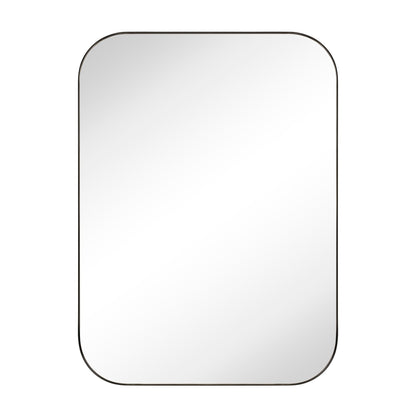TEHOME Mid-Century Modern Chic Metal Rounded Wall Mirrors