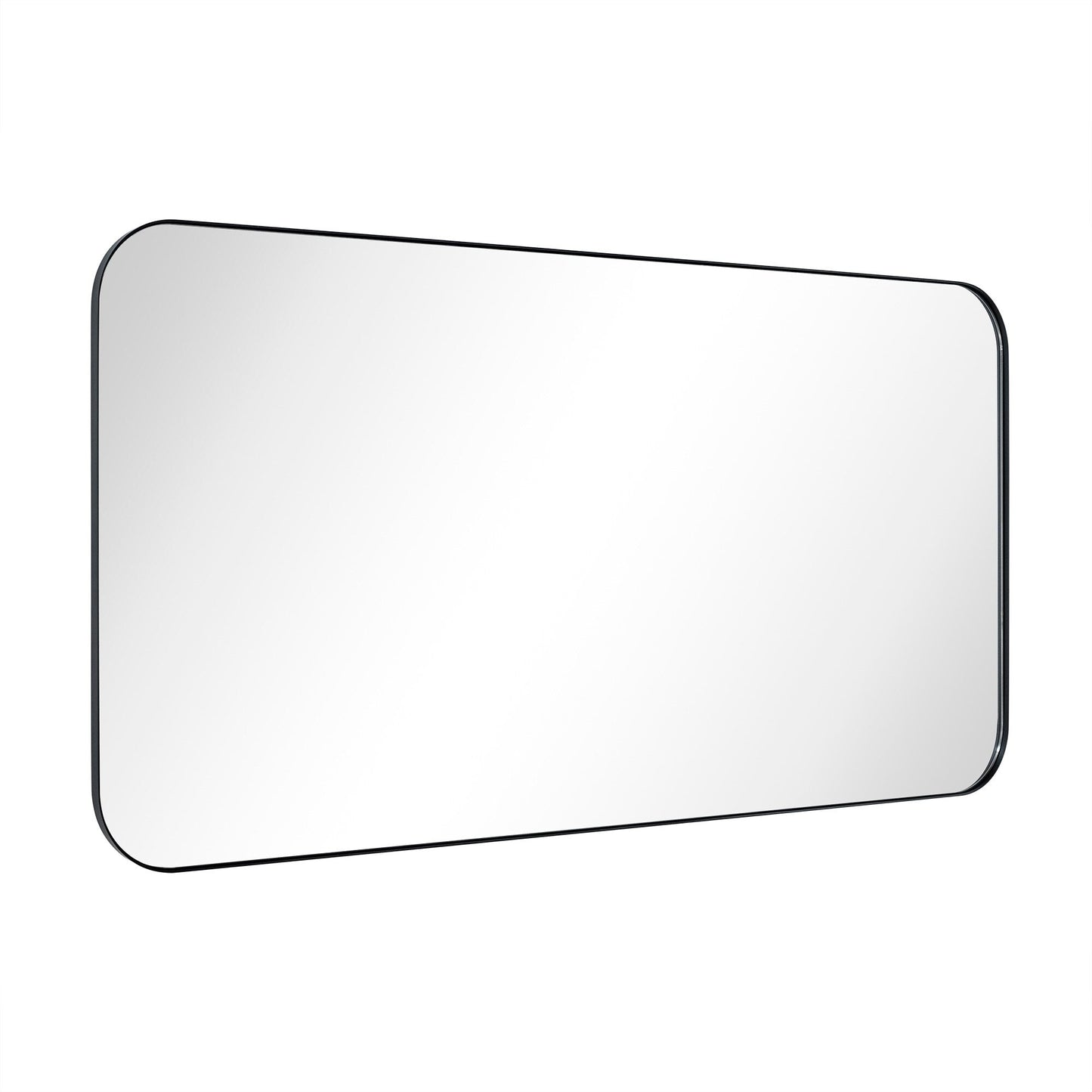 TEHOME Mid-Century Modern Chic Metal Rounded Wall Mirrors